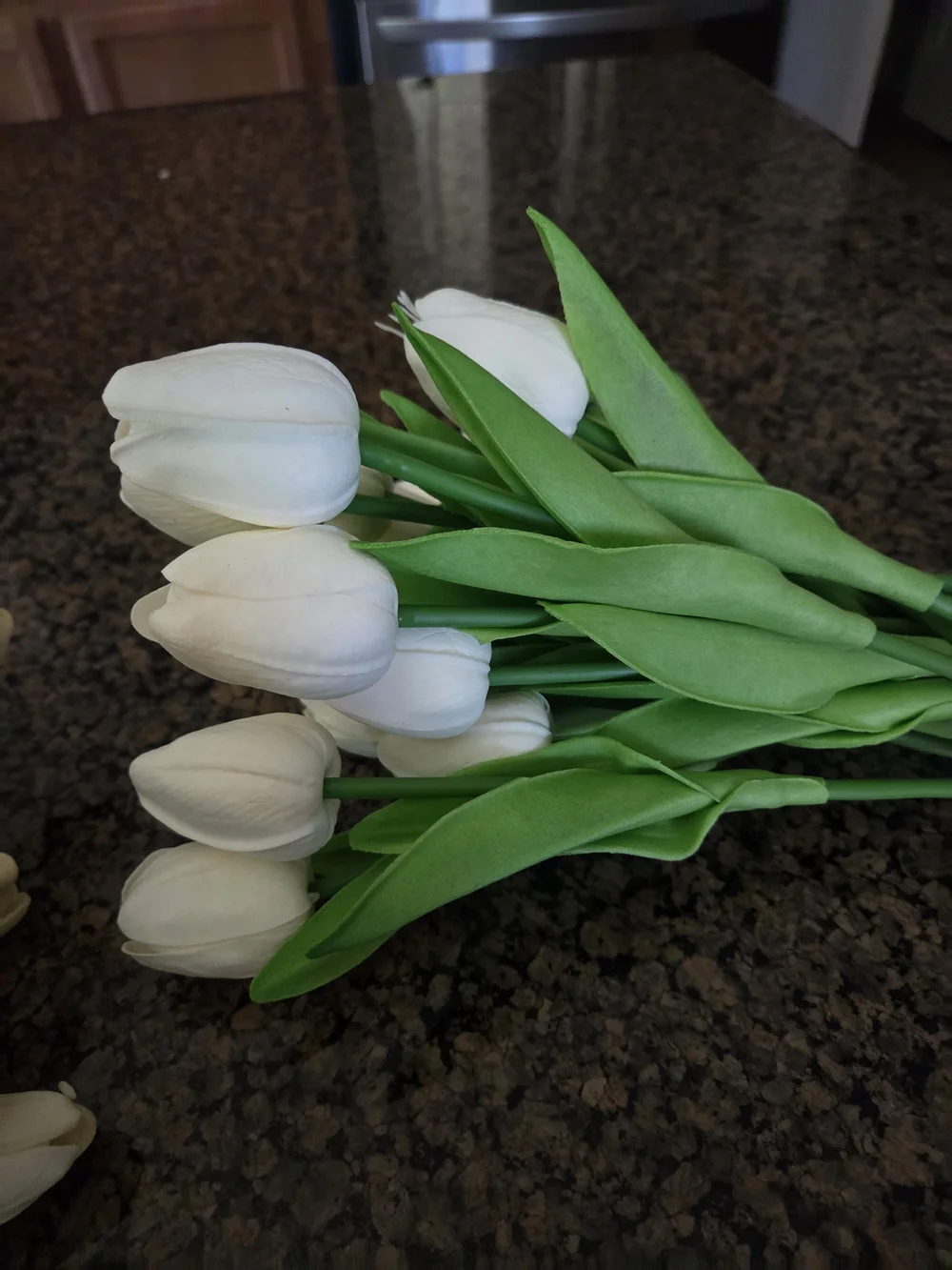 Bundle White Artificial Tulip Bouquet - Home Accents